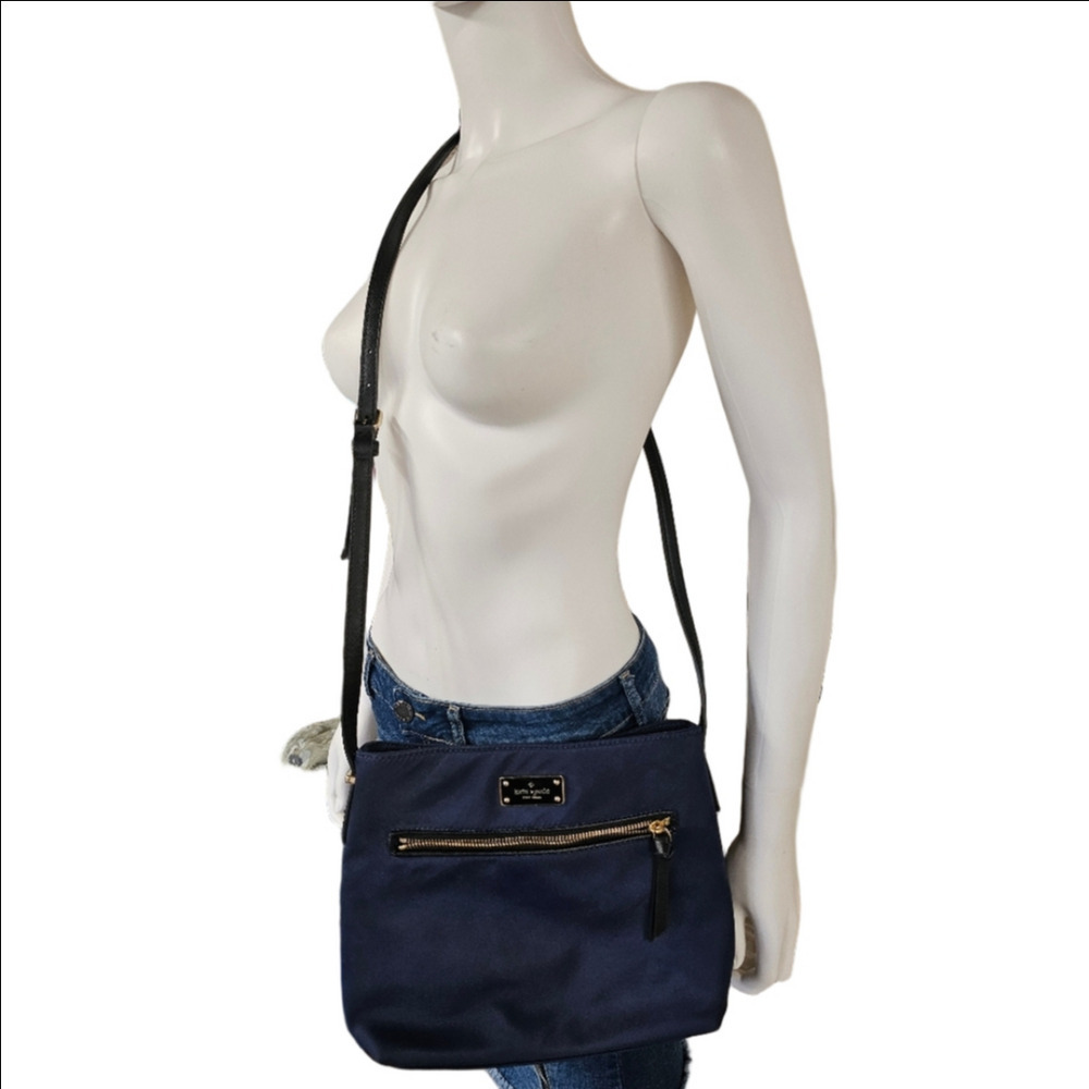 Kate Spade Dessi Wilson Road Midnight Blue Crossbody Bag - Picture 2 of 12